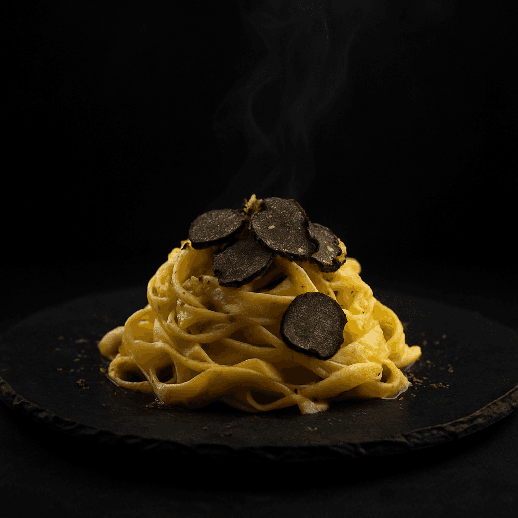 Receta e pastës së përsosur me tartuf të zi